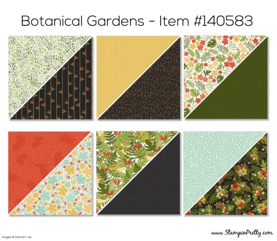 Stampin Up Botanical Designer Series Paper