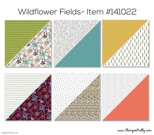 Stampin Up Wildflower Fields Designer Series Paper