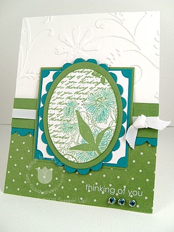 Stampin up fresh cut flowers
