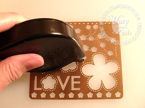 Stampin up dry embossing 2