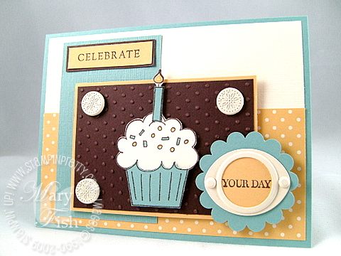 Stampin up taylor cupcake challenge 2