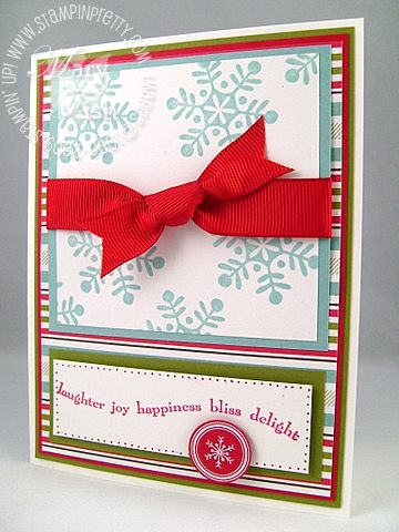 Stampin up best wishes ski slope