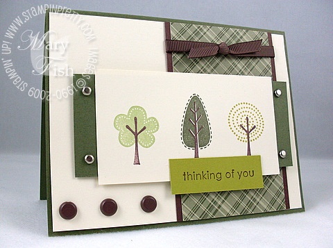 Stampin up trendy trees manchester