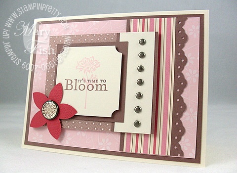 Stampin up bellas bloom mojo monday 75