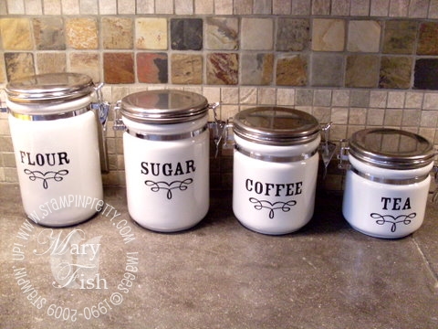 Stampin up decor elements dry goods