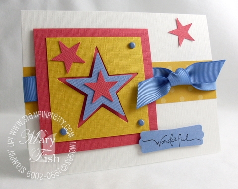 Stampin up star punch pals paper arts