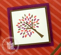 Stampin up trendy trees
