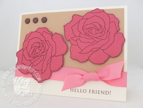 Stampin up fifth avenue floral