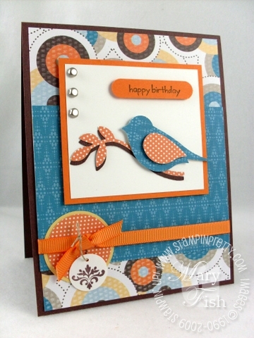 Stampin up extra large two step bird punch