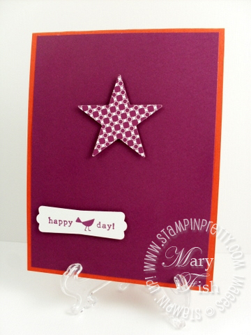Stampin up movers and shapers star card interior