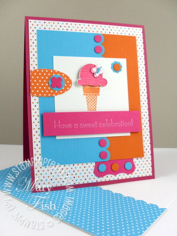 Stampin up sweet scoops mojo monday 2