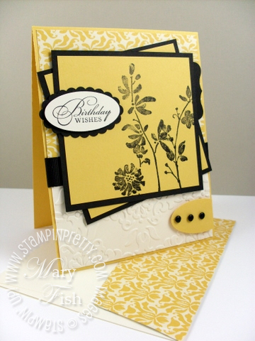 Stampin up mojo monday watercolor trio