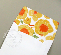 Stampin up stampin pretty lined envelope