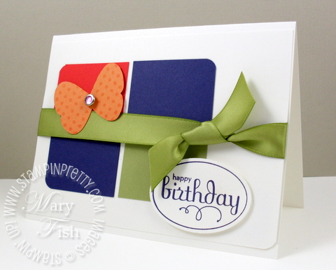 Stampin up perfect punches birthday