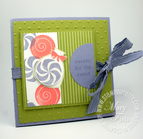 Stampin up sweets for the sweet circle punch catalog