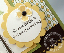 Stampin up best of everything rubber stamp scallop circle punch 2