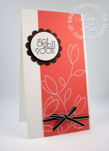 Stampin up punch raining flowers rubber stamps demonstrator video tutorial