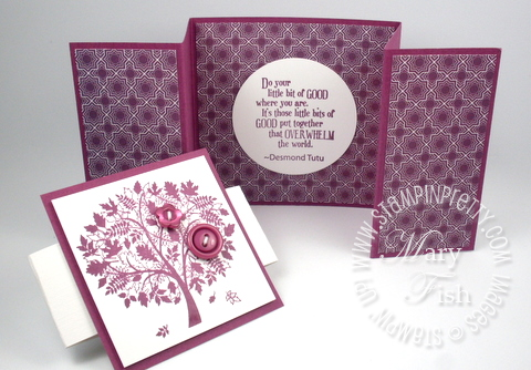 Stampin up demonstrator blog video tutorial z fold card idea