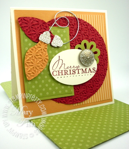 Stampin up big shot holiday stocking accents bigz die card punch