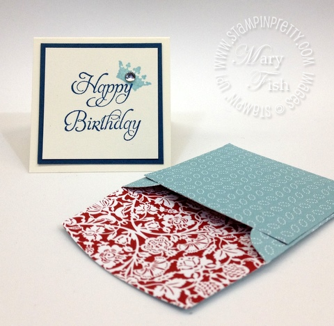 Stampin up saleabration elementary elegance bitty box big shot envelope die
