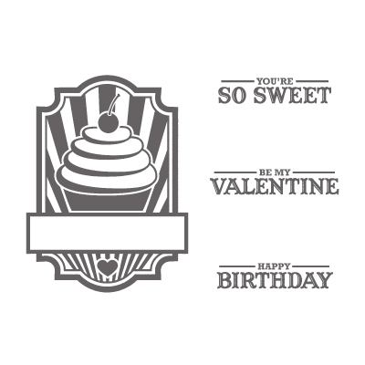 Sweet cake rubber stamps stampin up