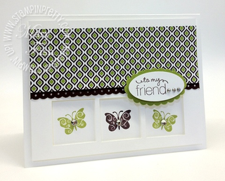 Stampin up demonstrator blog catalog square punch card ideas video tutorial  rubber stamps