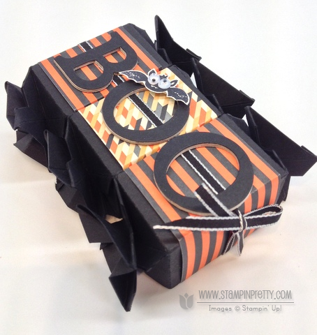 Stampin up stampinup punch halloween card idea candy wrapper die big shot treat catalog