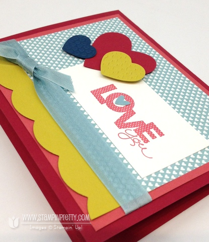 Stampin up stampinup catalog card ideas punch stamp it valentine heart birthday demonstrator blog
