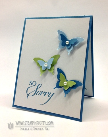 Stampin up stampinup pretty order online elegant bitty butterfly punch card ideas sympathy