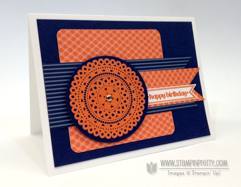 Stampin up stampinup pretty orders online lacy and & lovely masculine card idea circle punch