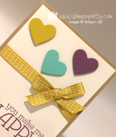 Stampin up stamp it pretty stamping happy watercolor heart framelits big shot machine dies envelope liner order