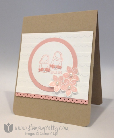Stampin up stamp it pretty envelopes liner framelits die big shot baby weve grown card idea  mary fish punch