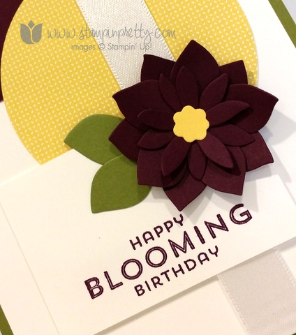 Stampin up stamping stamp it pretty flower patch fair framelits dies birthday card ideas demonstrators blog