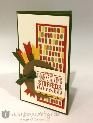 Stampin up stamping pretty turkey punch art thanksgiving holiday card ideas demonstrators blog mingle all the way