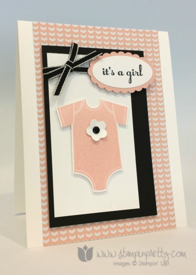 Stampin up stampin' up! mary fish something for baby card