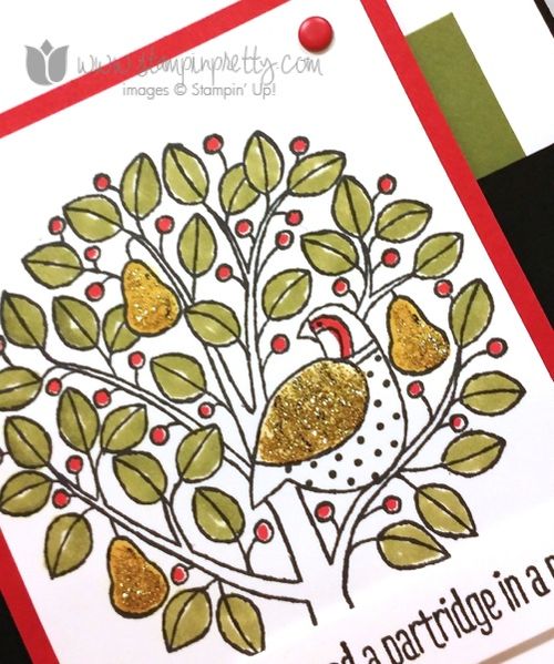 Stampin up stampin' up! stampinup stamping pretty mary fish partridge & pear