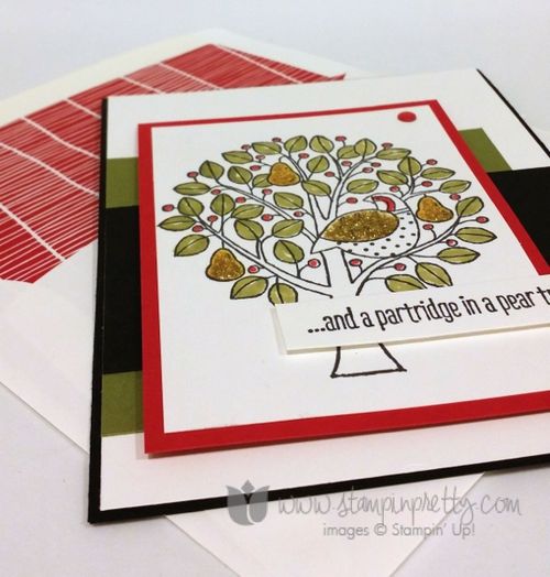 Stampin up stampin' up! stampinup stamping pretty mary fish partridge & pears