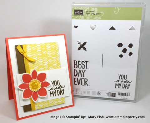 Stampin up stampin' up! stamping stampinup mary fish best day ever 5