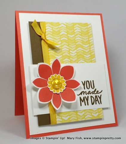 Stampin up stampin' up! stampinup stamping pretty mary fish best day ever