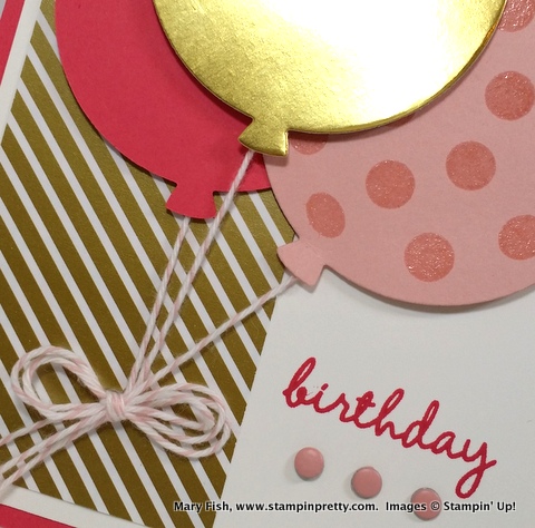 Stampin up stampinup stamping pretty mary fish celebrate today balloon dies 5