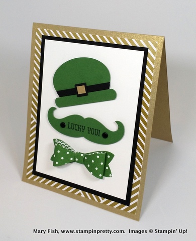 Stampin up stampinup stamping pretty mary fish st patricks day 1