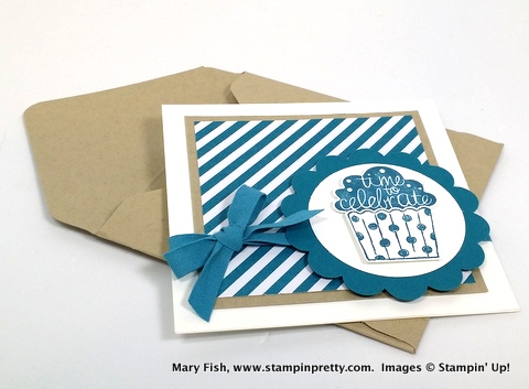 Stampin pretty, mary fish, cupcake party stampin up 1