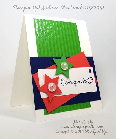 stampin up stampinup stamping pretty mary fish cottage greetings congrats congratulations card ideas