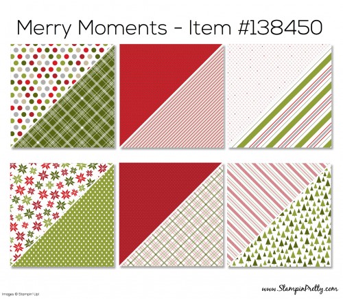 Stampin Up Merry Moments Designer Series Paper