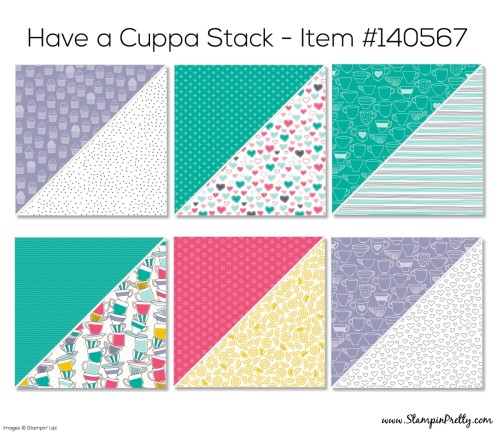 Stampin Up Have a Cuppa Designer Series Paper