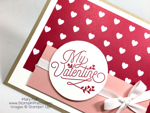 Bloomin Love Valentine Card by Mary Fish Close Up