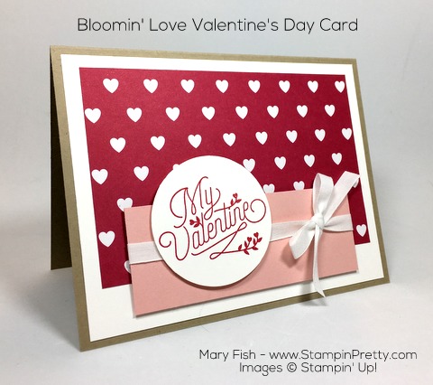 Bloomin Love Valentine Card by Mary Fish Pinterest