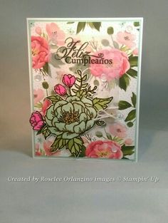 Pals Paper Crafting Card Ideas Birthday Blossoms Mary Fish Stampin Pretty StampinUp