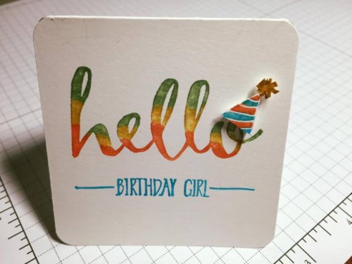 Pals Paper Crafting Card Ideas hello Mary Fish Stampin Pretty StampinUp