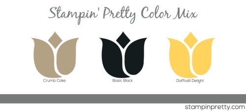 Stampin' Pretty Color Mix Crumb Black Daffodil